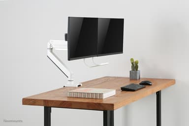 Neomounts NM-D775DXWHITE Monitor arm 10-32" - gas spring - Topfix - 180°-stop view 12