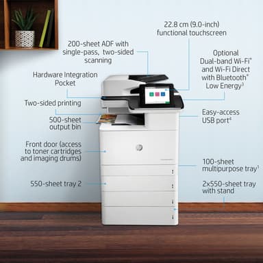 HP Color LaserJet Enterprise MFP M776dn view 22
