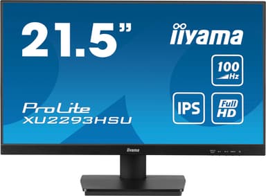 iiyama ProLite XU2293HSU-B7 computer monitor 54.6 cm (21.5") 1920 x 1080 pixels Full HD LED Black view 2
