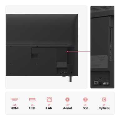 LG 55UA75006LA.AEK TV 139.7 cm (55") 4K Ultra HD Smart TV Wi-Fi Black view 4