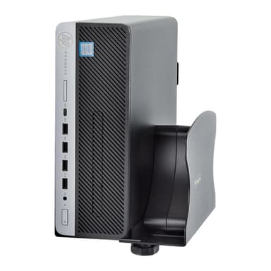 StarTech.com PC Wall Mount Bracket, Supports Desktop Computers Up To 40lb (18kg), Tool-Less Adjustments 1.9-7.8in (50-200mm), Heavy-Duty Wall Mount Shelf/Holder for PC Case/Tower - TAA view 7