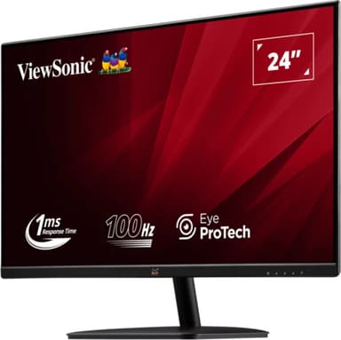 Viewsonic Value Series VA2432-MHD-3 computer monitor 61 cm (24") 1920 x 1080 pixels Full HD LED Black view 3