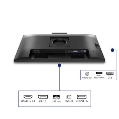 Philips 3000 series 24B2N3200JH/00 computer monitor 60.5 cm (23.8") 1920 x 1080 pixels Full HD LCD Black view 4