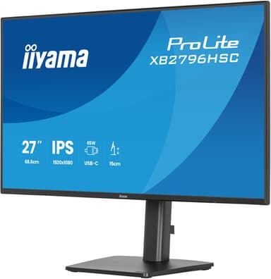 iiyama ProLite XB2796HSC-B1 computer monitor 68.6 cm (27") 1920 x 1080 pixels Full HD LED Black view 4