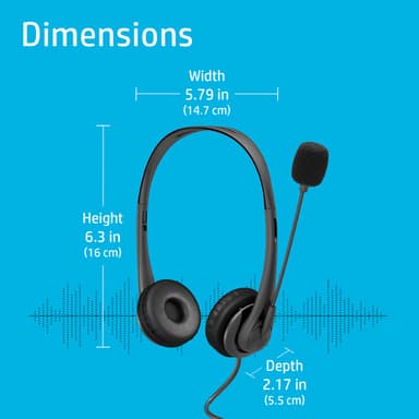 HP Stereo USB Headset G2 view 3