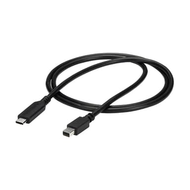 StarTech.com 1 m (3.3 ft.) USB-C to Mini DisplayPort Cable - 4K 60Hz - Black view 3