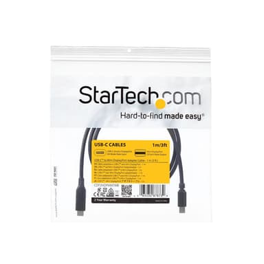 StarTech.com 1 m (3.3 ft.) USB-C to Mini DisplayPort Cable - 4K 60Hz - Black view 6