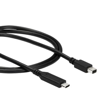 StarTech.com 1 m (3.3 ft.) USB-C to Mini DisplayPort Cable - 4K 60Hz - Black view 5