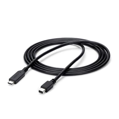 StarTech.com 6 ft. (1.8 m) USB-C to Mini DisplayPort Cable - 4K 60Hz - Black view 4