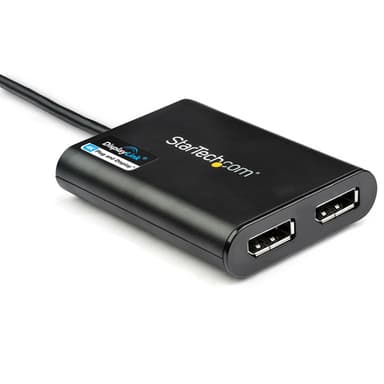 StarTech.com USB 3.0 to Dual DisplayPort Adapter - 4K 60Hz view 2