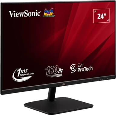 Viewsonic Value Series VA2432-MHD-3 computer monitor 61 cm (24") 1920 x 1080 pixels Full HD LED Black view 2