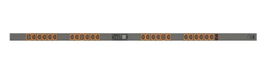 Vertiv MUU5MGB0-24PK37-2C20A9A00-S power distribution unit (PDU) 24 AC outlet(s) Black view 1