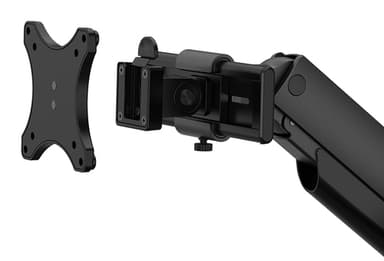 Neomounts DS65S-950BL2 Monitor arm 24-34" - gas spring - Topfix - multi-adjustable - 180°-stop view 7