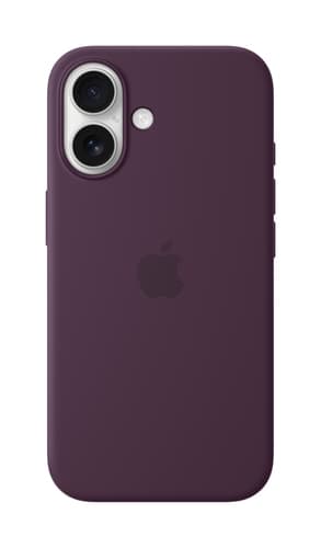 Apple iPhone 16 Silicone Case with MagSafe - Plum view 2