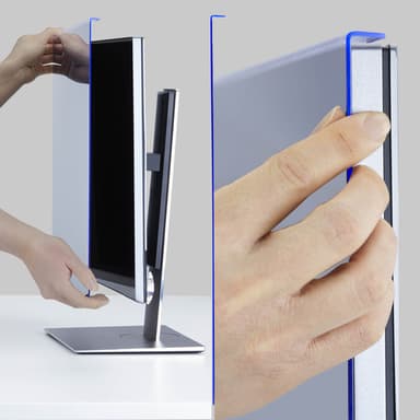StarTech.com 32-inch 16:9 Computer Monitor Privacy Screen, Hanging Acrylic Filter, Quick-Install Security Shield, Monitor Screen Protector, +/- 30 Deg. View, Glossy, TAA view 4