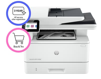 HP LaserJet Pro MFP 4102dw Printer Laser A4 1200 x 1200 DPI 40 ppm Wi-Fi view 2