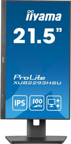 iiyama ProLite XUB2293HSU-B7 computer monitor 54.6 cm (21.5") 1920 x 1080 pixels Full HD LED Black view 3