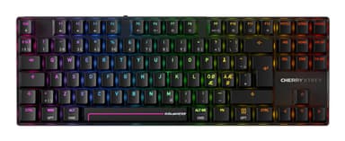 CHERRY MX 8.2 Pro TMR Wireless keyboard Gaming USB + RF Wireless + Bluetooth QWERTY Nordic Black view 1