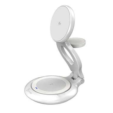 j5create Qi2 3-in-1 Magnetic Foldable Wireless Charging Station view 1