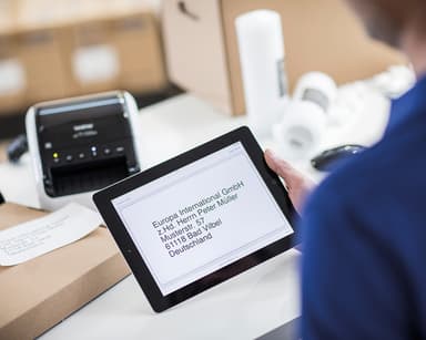Brother QL-1110NWBC label printer Direct thermal 300 x 300 DPI 110 mm/sec Wired & Wireless DK Wi-Fi Bluetooth view 4