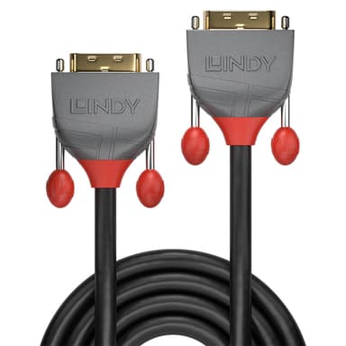 Lindy 7.5m DVI-D Dual Link Cable, Anthra Line view 2