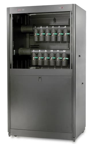 APC Cooling Distribution Unit power rack enclosure Black view 2