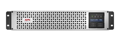 APC Smart-UPS, Line Interactive, 750VA, Lithium-ion, Rack/Tower, 2U, 230V, 6x IEC C13 outlets, SmartConnect Port+SmartSlot, Short Depth, AVR, LCD view 1