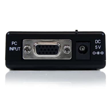 StarTech.com High Resolution VGA to Composite (RCA) or S-Video Converter - PC to TV - TAA view 2