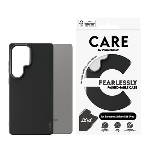 PanzerGlass CARE™ by ® Case Black Samsung Galaxy S25 Ultra