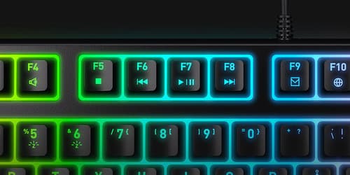 CHERRY XTRFY K4V2 RGB TKL keyboard Gaming USB QWERTY Spanish Black