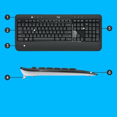 Logitech MK540 Advanced view 10
