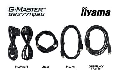 iiyama G-MASTER GB2771QSU-B1 computer monitor 68.6 cm (27") 2560 x 1440 pixels Wide Quad HD Black view 13