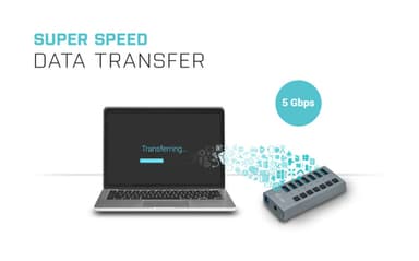 i-tec USB 3.0 Charging HUB 7port + Power Adapter 36 W view 8