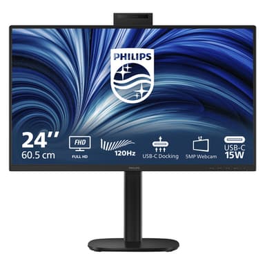 Philips 3000 series 24B2U3301H/00 computer monitor 60.5 cm (23.8") 1920 x 1080 pixels Full HD LCD Black view 1