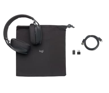 Logitech Zone Vibe Wireless UC Headset Head-band Calls/Music Bluetooth Graphite view 4