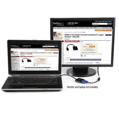 StarTech.com HDMI to VGA Adapter Converter for Desktop PC / Laptop / Ultrabook - 1920x1080 view 5