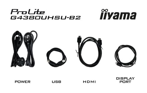 iiyama G-MASTER G4380UHSU-B2 computer monitor 108 cm (42.5") 3840 x 2160 pixels 4K Ultra HD LED Black