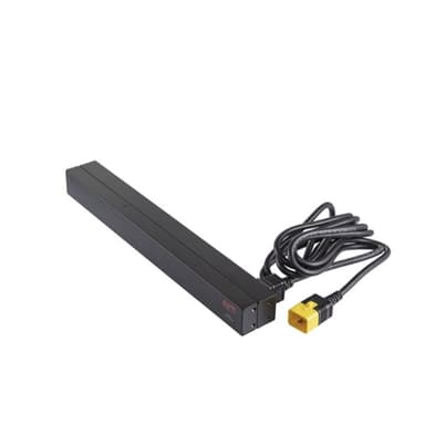 APC NetShelter Basic Rack PDU, 1U, 1PH, 3.7kW 230V 16A or 3.3kW 208V 16A, x12 C13 outlets, C20 cord view 22