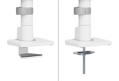 Neomounts DS65S-950WH2 Monitor arm 24-34" - gas spring - Topfix - multi-adjustable - 180°-stop view 16