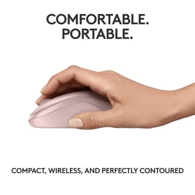 Logitech M240 Silent mouse Travel Ambidextrous RF Wireless + Bluetooth 4000 DPI view 7