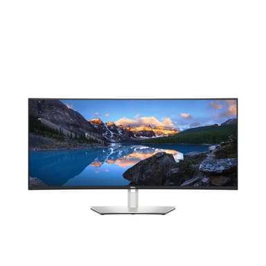 DELL UltraSharp U3824DW computer monitor 95.2 cm (37.5") 3840 x 1600 pixels Wide Quad HD+ LCD Black, Silver view 1