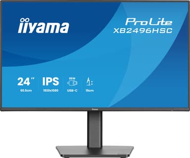 iiyama ProLite XB2496HSC-B1 computer monitor 60.5 cm (23.8") 1920 x 1080 pixels Full HD LED Black view 2