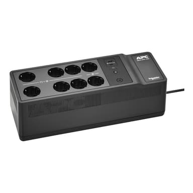 APC Back-UPS, 1050VA/600W Floor/Wall Mount, 230V, 8x UNEL outlets, USB Type A+C Port, User Replaceable Battery view 3