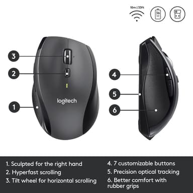 Logitech Marathon Mouse M705 view 12