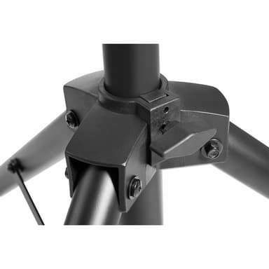 Manhattan Tripod Floor Mount for TV/Monitor/Projector/Laptop, For screens: 13" to 32", VESA compatibility: 75x75 and 100x100mm - check the dimensions of the four mounting holes on back of screen to ensure it fits, Max 15kg, Height Adjustable, Black, Bracket view 12