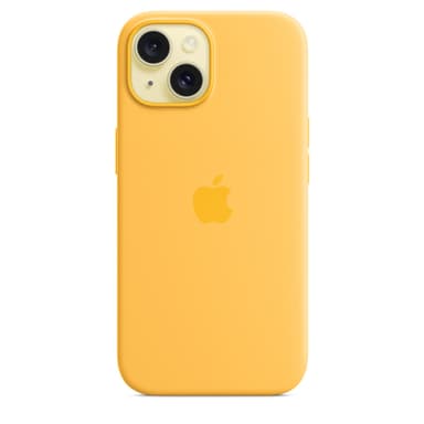 Apple iPhone 15 Silicone Case with MagSafe - Sunshine view 3