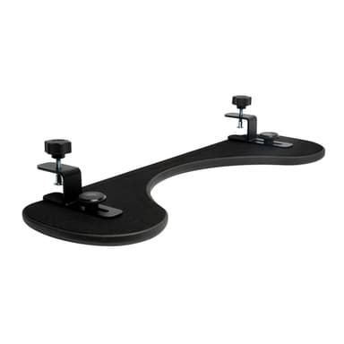 R-Go Tools Armrest R-Go, ergonomic, symmetrical, with abdominal cutout, soft foam, black view 3