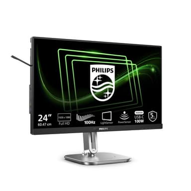 Philips 5000 series 24B2G5301/00 computer monitor 60.5 cm (23.8") 1920 x 1080 pixels Full HD LCD Black view 3