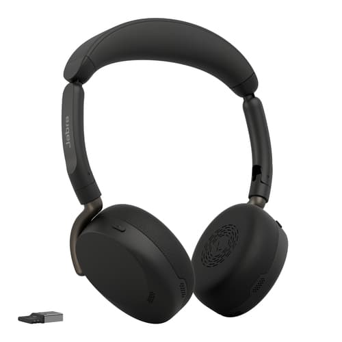 Jabra Evolve3 65 Flex UC - USB-A with Dongle - Black