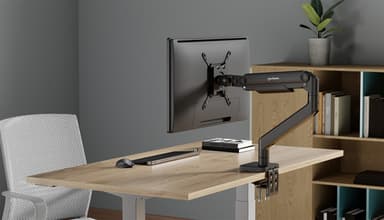 Manhattan Desk Mount for TV & Monitors (Full Motion Spring),For screens 13" to 42",C-Clamp or Grommet Assembly,VESA compatibility:all between 75x75mm to 200x200mm -check the dimensions of the four mounting holes on back of screen to ensure it fits,Max 20kg,Bracket view 11
